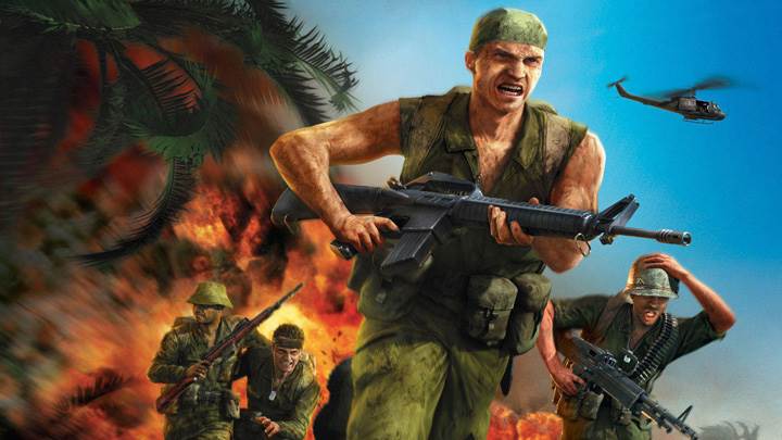 Conflict Vietnam – Soldiers Running